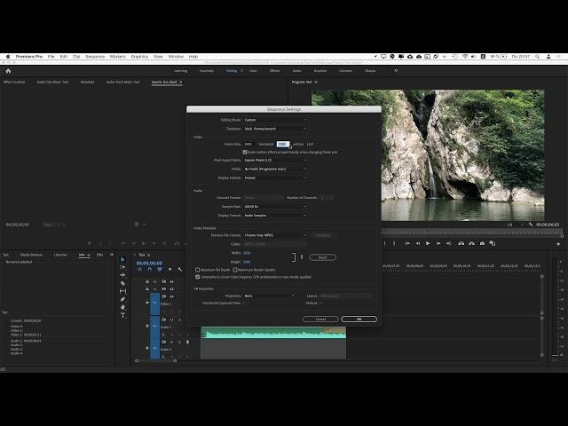 08. Как изменить разрешение (размер) видео в Premiere Pro