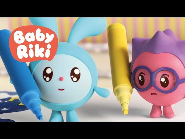 BabyRiki RO - Desene animate pentru copii - Desenați și învățați culorile