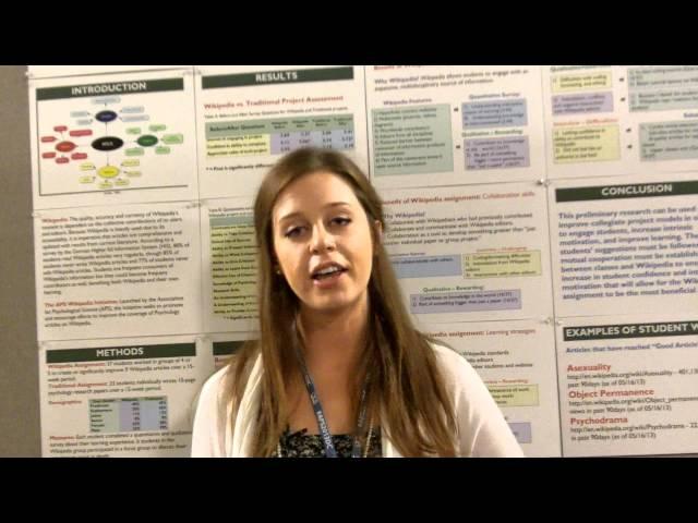 2013 APS Convention Video: The Benefits of Traditional vs. Wikipedia Research Assignments