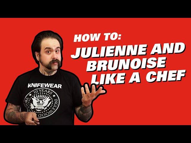How to Julienne and Brunoise Like a Chef