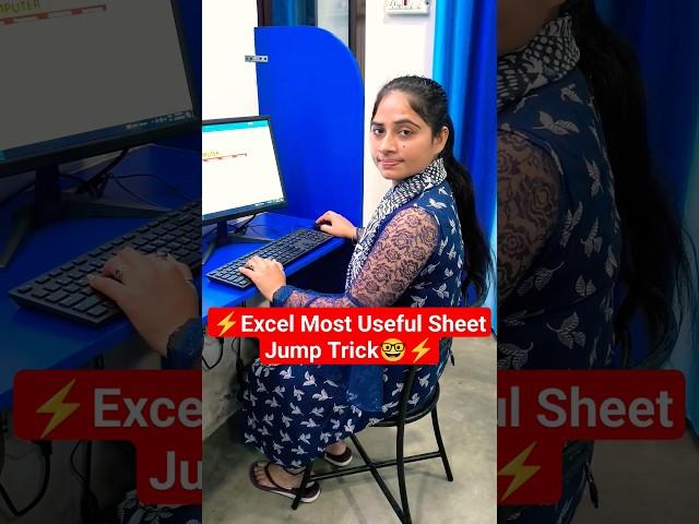 Excel Most Useful Sheet Jump Trick in just 5 sec #viral #excel