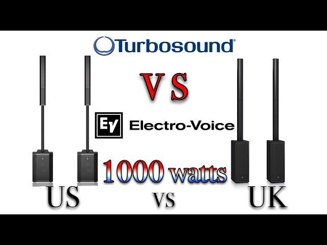 Electro Voice Evolve 50 and Turbosound IP1000