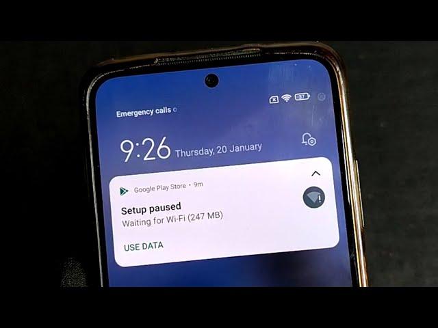 Redmi Note 10 - Fix Setup Paused Waiting For Wifi | Remove Google Play Store Setup Paused