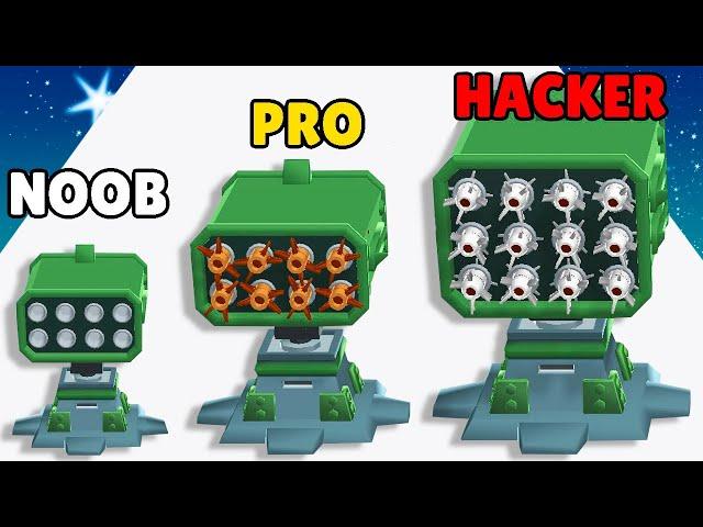 NOOB vs PRO vs HACKER in Bomb Upgrade Rush