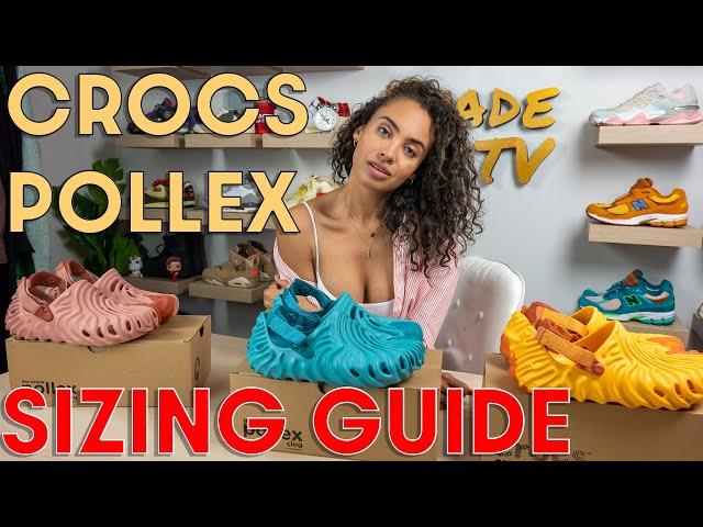 BEFORE YOU BUY!  DEFINITIVE CROCS x Salehe Bembury Pollex Clog SIZING GUIDE (Adults and Kids)