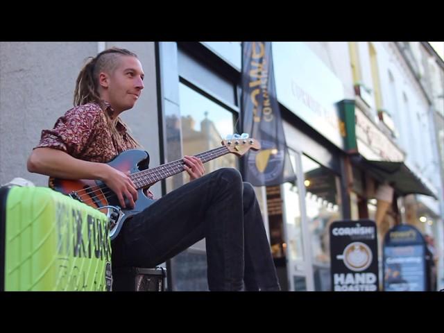 Dr Funk "Drop D" Marcus Miller Inspired Amazing Bass from the Street Sessions Performance Newquay