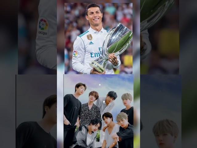 Cristiano Ronaldo (CR7) vs BTS all member #popular #viral #shorts