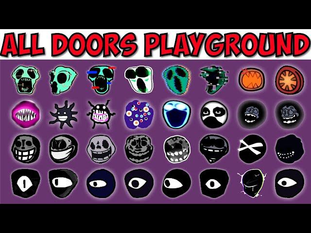 FNF Character Test | Gameplay VS My Playground | ALL DOORS Test