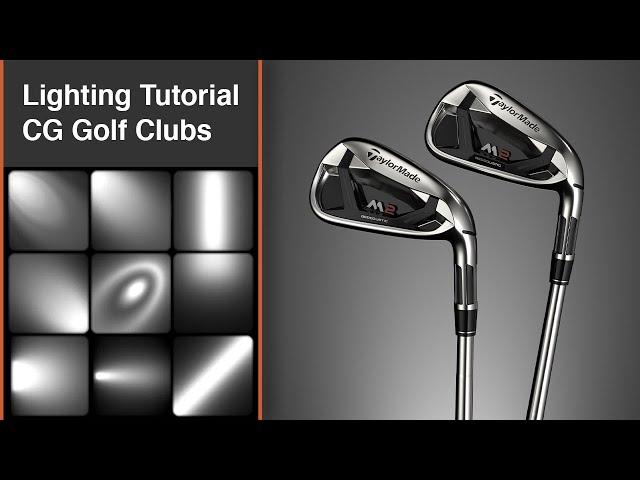 Studio Lighting for CG Golf Clubs - Tutorial