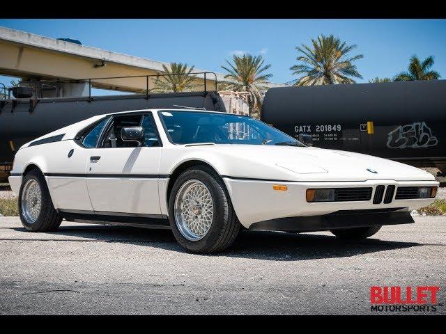 1981 BMW M1 *Bullet Motorsports Inc* 453 produced.