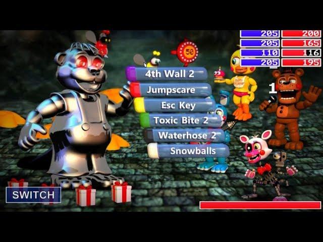 FNAF WORLD SIMULATOR - ОСВОБОЖДЕНИЕ 5 ЛОКАЦИИ