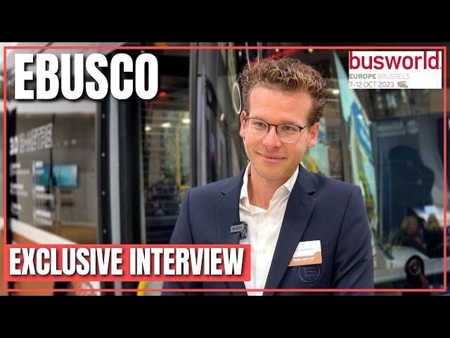 Ebusco Interview @ Busworld Europe 2023