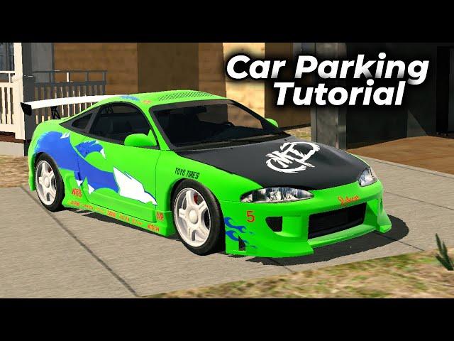 How To Make Paul Walker Mitsubishi Eclipse? (NEW UPDATE!) Car Parking Multiplayer