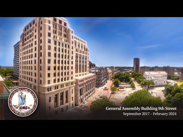 Official 4K Time-Lapse: Virginia General Assembly Building