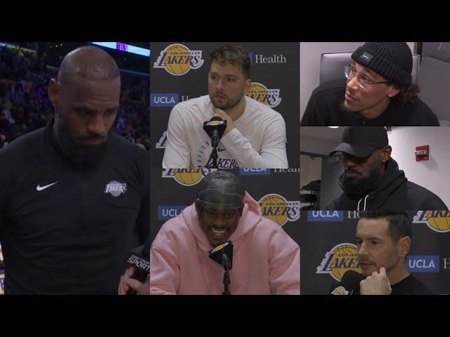 Lakers vs Pelicans | Lakeshow Postgame Interviews x Highlights: Jax, Bron, Vando, Luka & Coach JJ