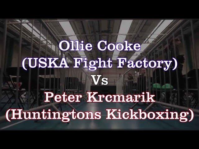 Ollie Cooke (USKA) Vs Peter Krcmarik (Huntington's Kickboxing) - TMA Rising Stars 2