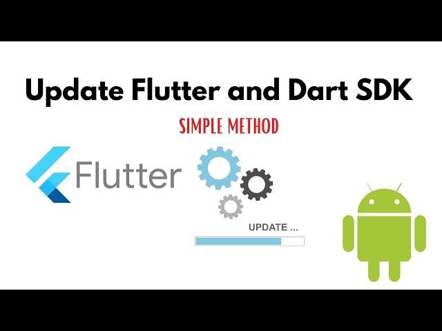 how to upgrade or update flutter SDK version in windows11 ||  2021