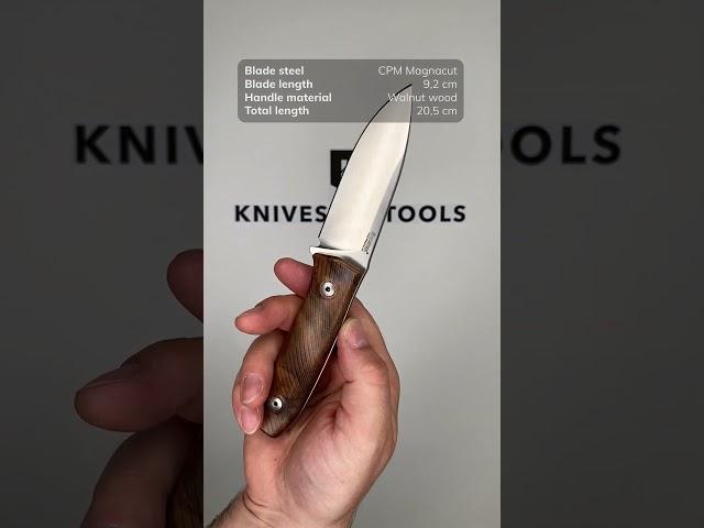 Lionsteel M4 Walnut MagnaCut M4 MC WN, Knivesandtools Exclusive, fixed knife