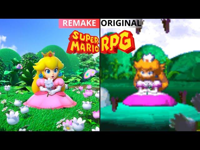 Super Mario RPG Remake 2023 vs Original 1996 Graphics Comparison