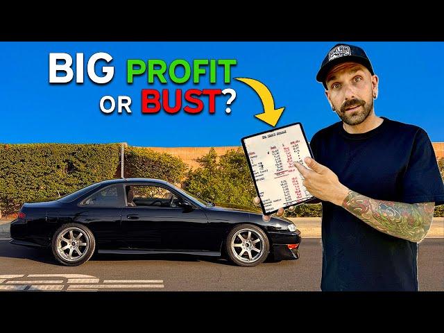 HOW MUCH MONEY I MADE RESTORING AND SELLING A NISSAN 240SX (BARN FIND)