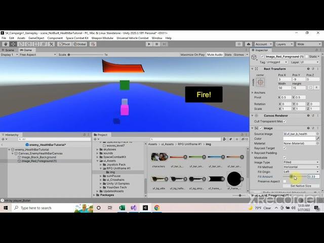 Unity 3D Tutorial: Enemy health bar tutorial, plus links to the scripts in the video