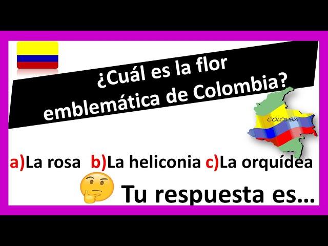 ¿Cuánto SABES de COLOMBIA?  Preguntas de Cultura General que Todo colombiano debe Saber - Dunkyquiz