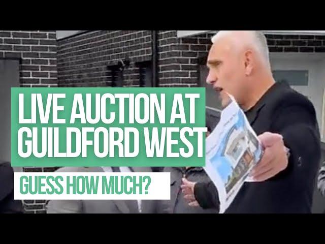 How much for Brand New Corner Home + Separate Flat? Auction at Guildford West 