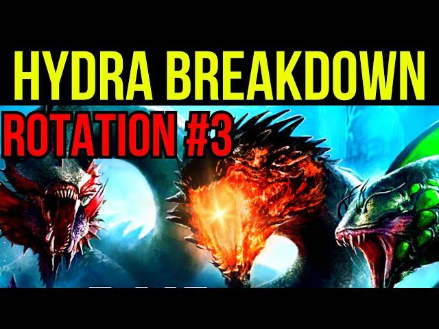 NEW HYDRA ROTATION #3 BREAKDOWN TEAM OPTIONS AND STRATEGY END GAME CONTENT! | RAID: SHADOW LEGENDS