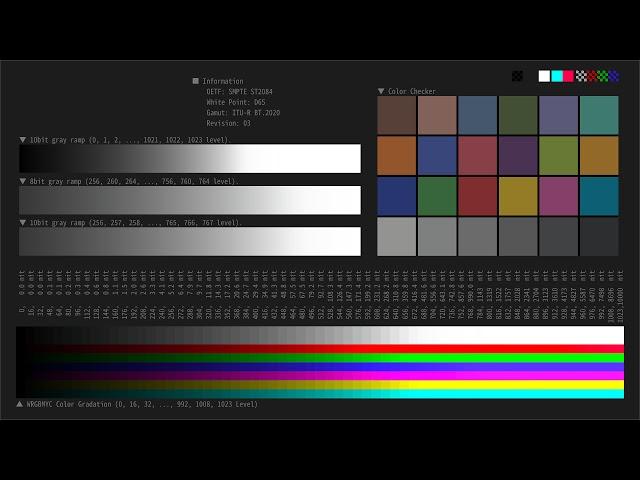 TestPattern: ST2084-BT2020-D65