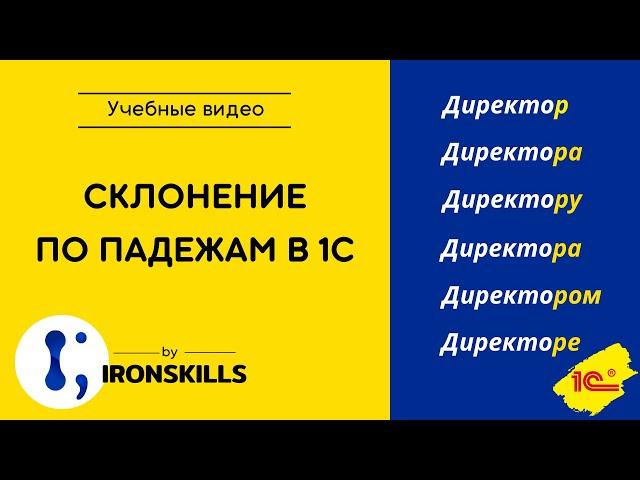 Склонение по падежам в 1С