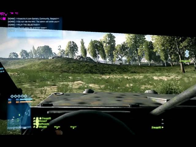 anarchic-x BF3 JEEP race first run - I FAIL