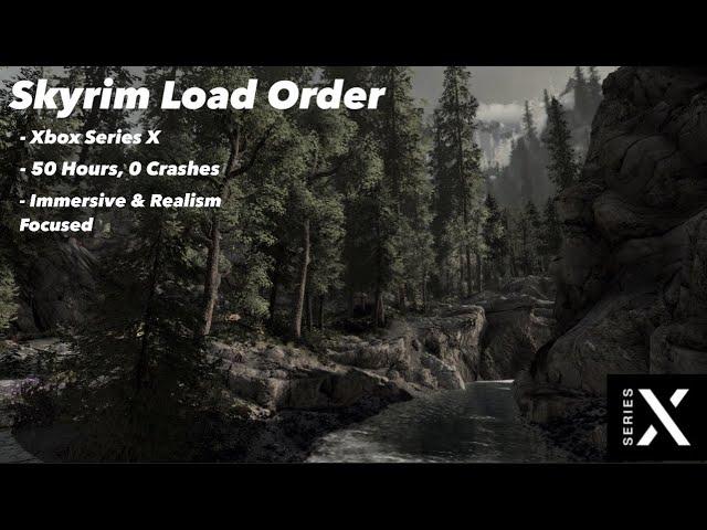 2024 IMMERSIVE SKYRIM LOAD ORDER | AE + XSX