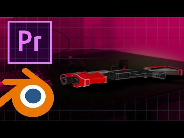 ADD 3D OBJECTS to your VIDEO [premiere pro + blender]