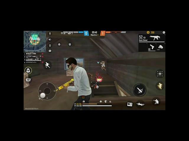 Garena Free Fire 1 VS 4 FAST Quarter  Kill gameplay shorts