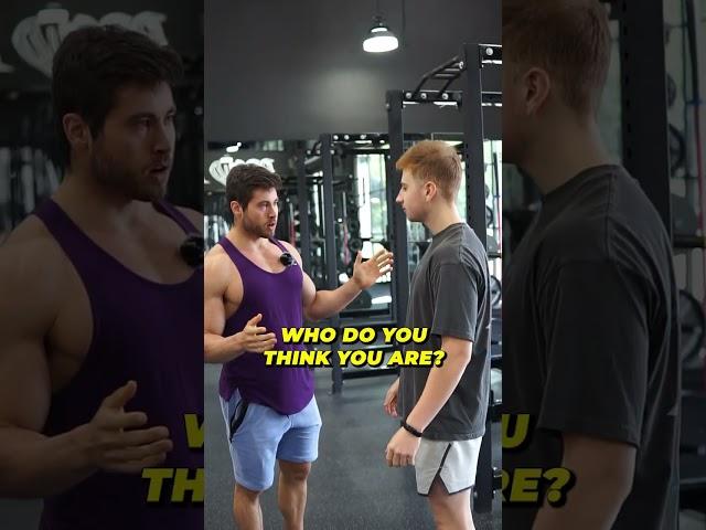 I TRIED TALKING TO MY GYM CRUSH  #Shorts