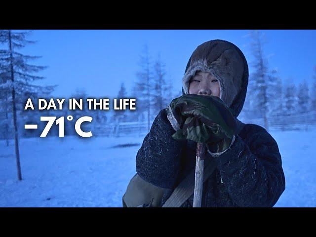 One Day of the Last Nomad Family in the Wilderness −71°C (−95°F) Yakutia