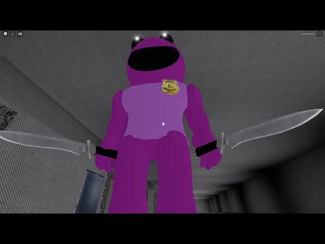 Roblox Piggy PURPLE GUY JUMPSCARE - Roblox Piggy Custom