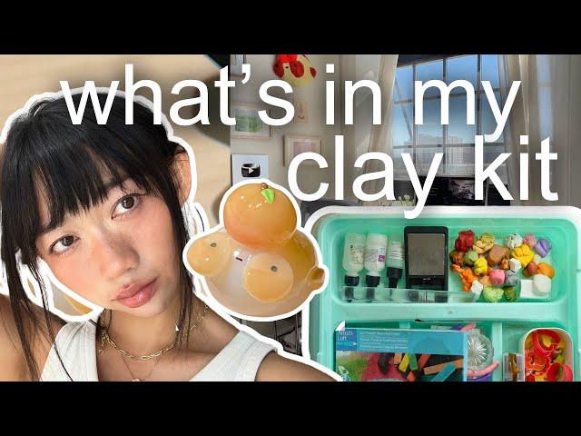 POLYMER CLAY ESSENTIALS (as a small business owner)  clay, tools, portable setup!