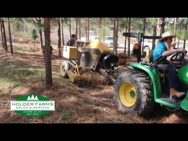 Holder Farms Sales & Service Pine Straw Baler improves efficiency