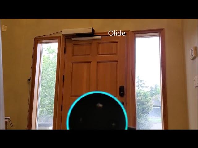 Olide Smart Automatic Swing Door Opener Controlled by Alexa