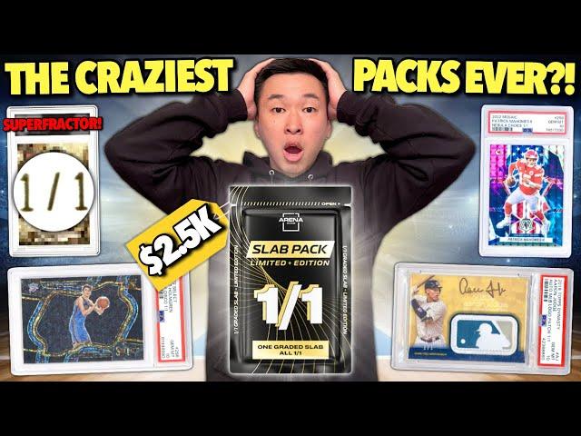 These INSANE $2,500 MYSTERY PACKS contain just ONE CRAZY 1/1 CARD (SUPERFRACTOR)! 