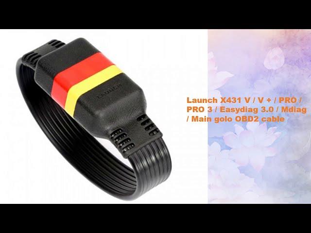 #shorts #cable Launch X431 V  V +  PRO  PRO 3  Easydiag 3 0  Mdiag  Main golo OBD2 cable