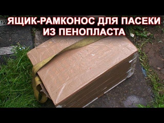 Ящик - рамконос для пасеки из пенопласта.