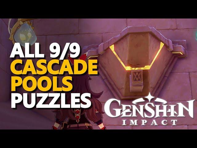 All Cascade Pools Puzzles Genshin Impact