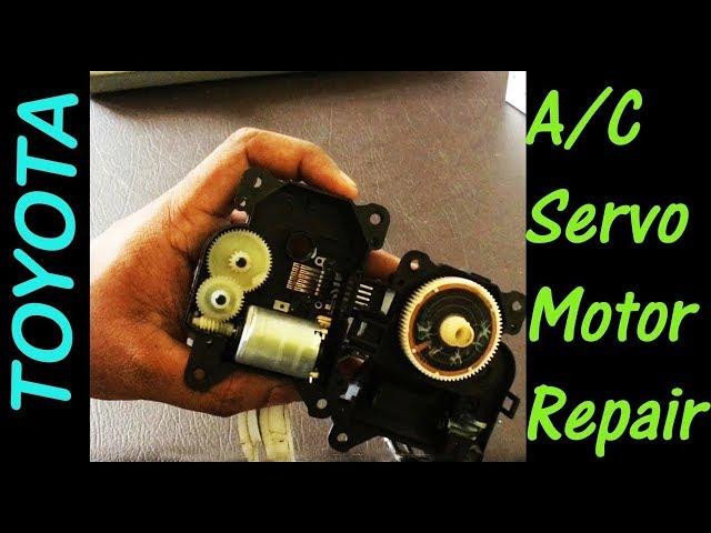 Car Air Conditioner Servo Motor Disassembly & Repair