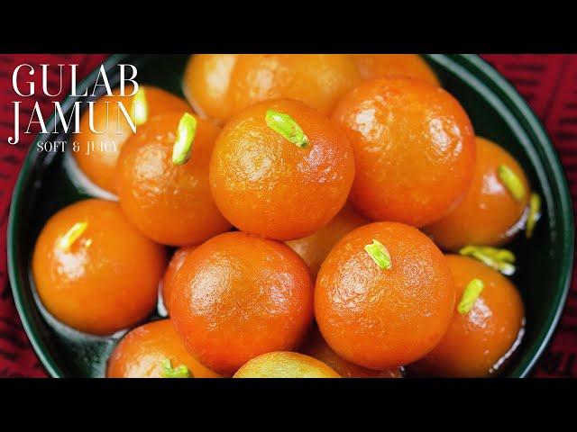 Gulab Jamun Recipe | How To Make It Soft And Juicy !