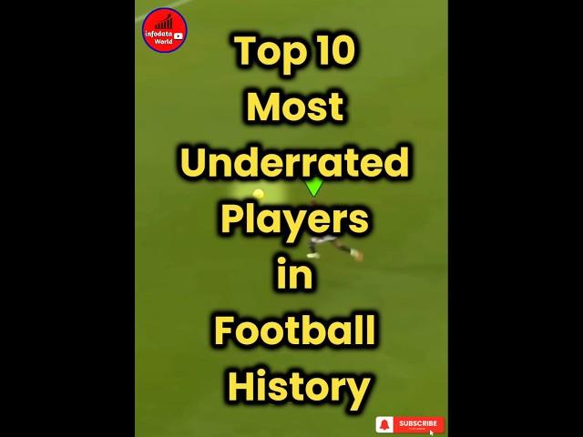 Top 10 Most Underrated Players in Football History. #football #shortsfacts #top10list #viralshort