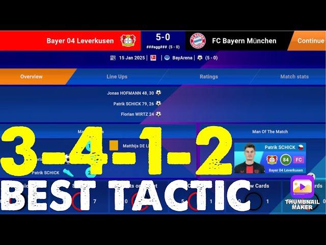 DESTROY YOUR OPPONENTS WITH THIS 3-4-1-2 SM25 TACTIC | SM25 | SOCCER MANAGER 2025