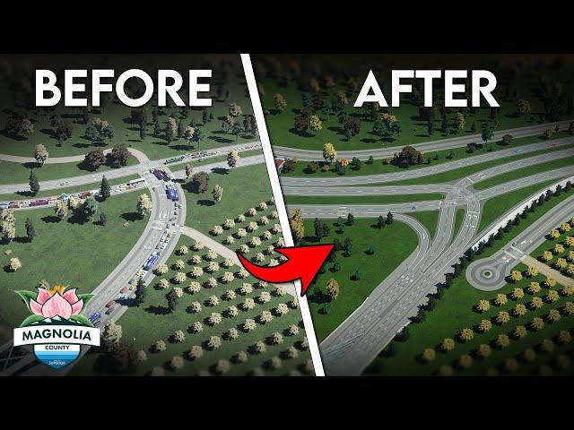 Crushing Traffic Like a Highway Engineer in Cities Skylines 2!  | MC #22