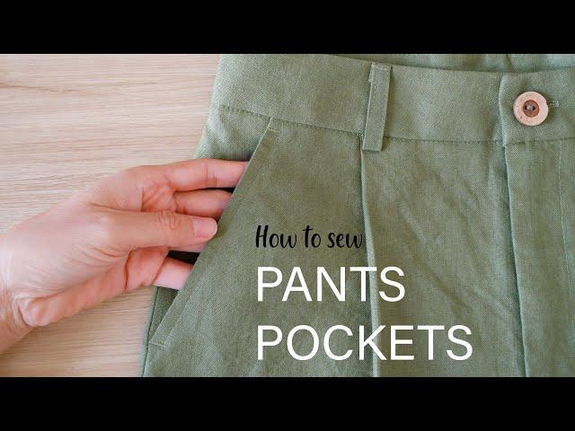 [Quick & Neat]  How To Sew Pants/Trousers Pockets Easily | Sewing Techniques